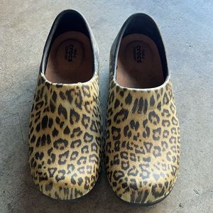 Cheetah crocs